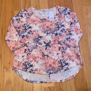 🔥4/$20Rose + Olive Button Back Top